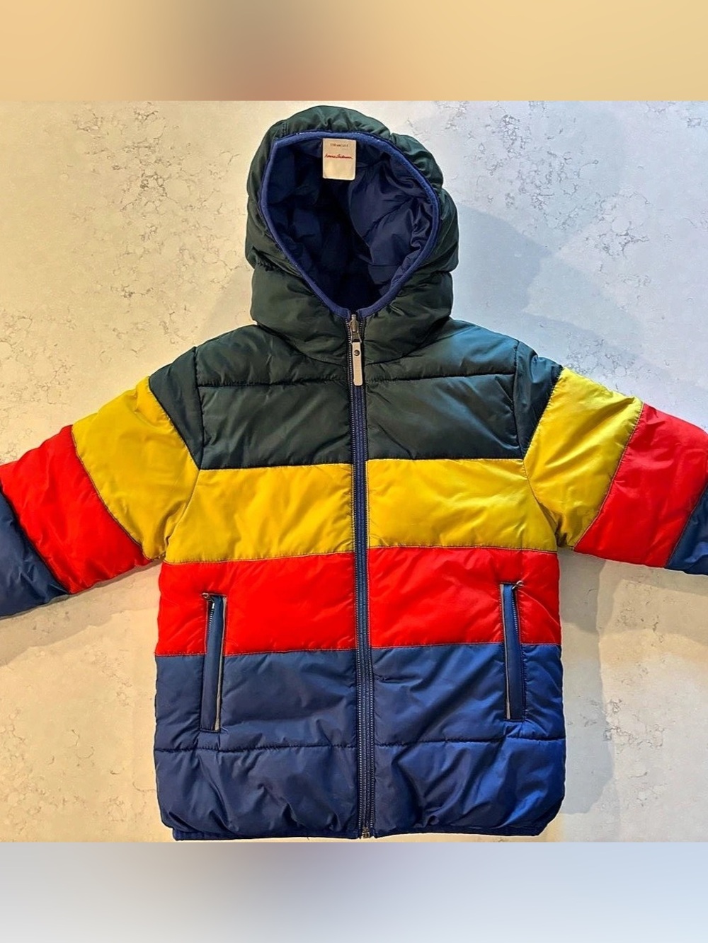Hanna Andersson Kids Reversible Hooded Puffer Jacket